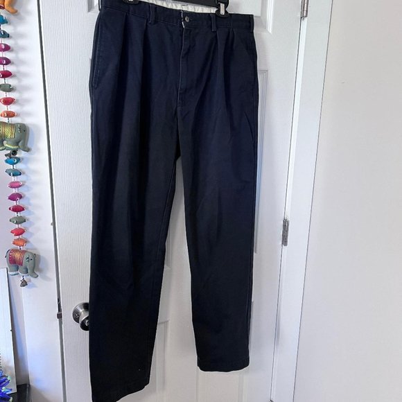 Men's Polo Ralph Lauren Navy Chinos Size 35/32 - Picture 1 of 6